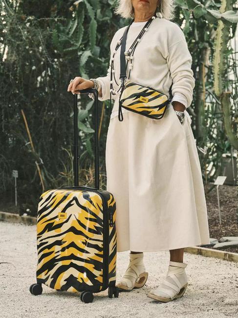 ICON PATTERN Hand luggage trolley tiger camo - Hand luggage