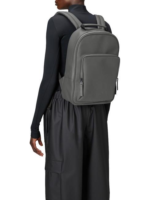 BOOK DAYPACK  Waterproof backpack grey - Backpacks & School and Leisure