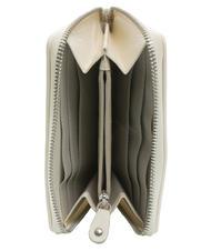 TOSCA BLU CHARLENE Zip around leather wallet ivory white - Women’s Wallets - 2