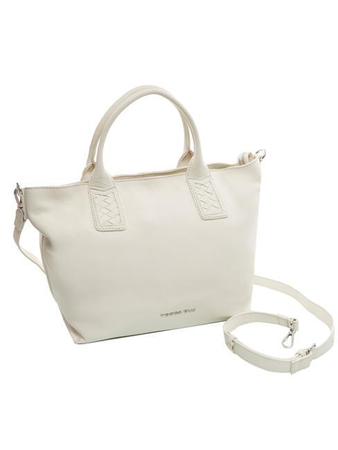 FLORA Hand shopper, with shoulder strap ivory white - Women’s Bags