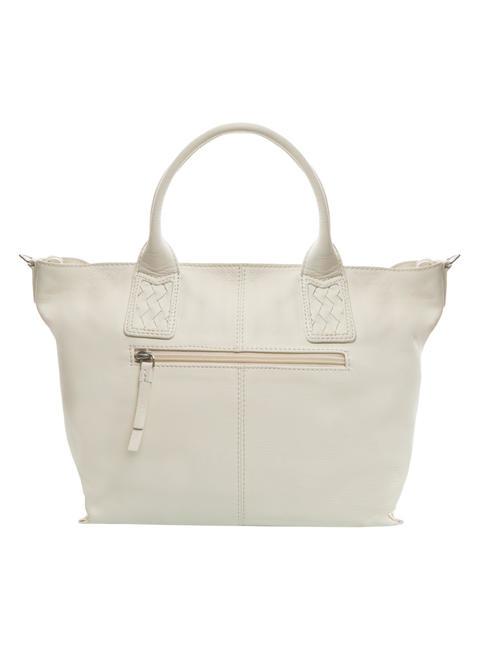 FLORA Hand shopper, with shoulder strap ivory white - Women’s Bags