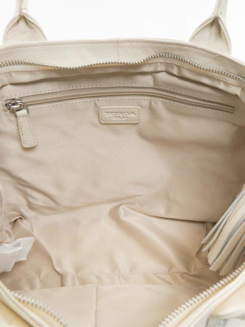 FLORA Hand shopper, with shoulder strap ivory white - Women’s Bags