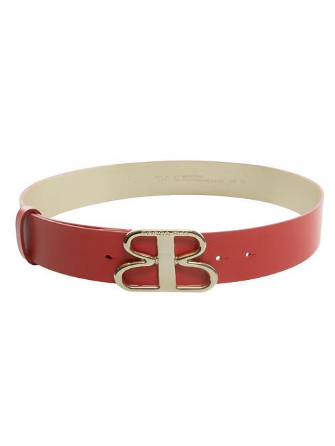 LOGO Leather belt RED - Belts