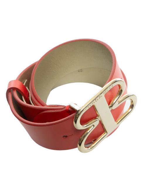 LOGO Leather belt RED - Belts