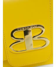 TOSCA BLU LILY  Mini shoulder bag, in leather Yellow - Women’s Bags - 3