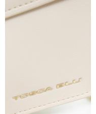 TOSCA BLU GAIA  Shoulder bag, in leather ivory white - Women’s Bags - 3