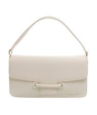TOSCA BLU GAIA  Shoulder bag, in leather ivory white - Women’s Bags - 6