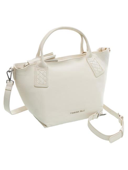 FLORA Hand shopper, with shoulder strap ivory white - Women’s Bags