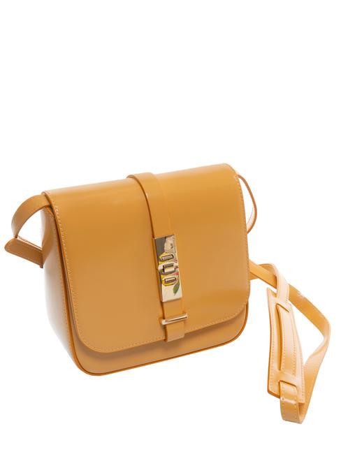 OUT OF OFFICE Mini shoulder bag, in leather honey - Women’s Bags