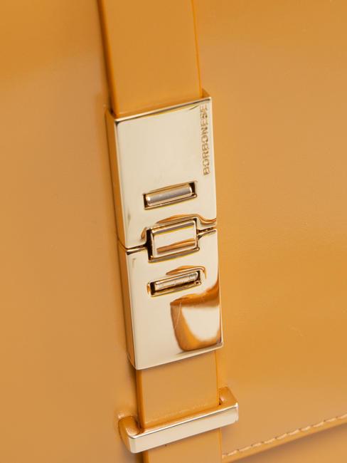 OUT OF OFFICE Mini shoulder bag, in leather honey - Women’s Bags