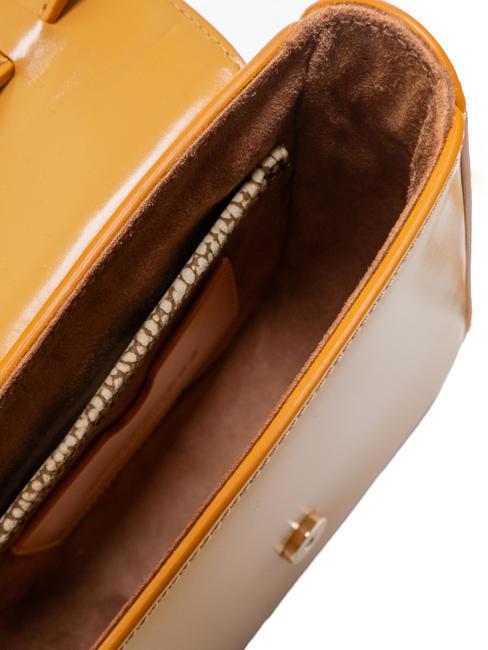 OUT OF OFFICE Mini shoulder bag, in leather honey - Women’s Bags