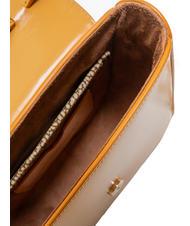 BORBONESE OUT OF OFFICE Mini shoulder bag, in leather honey - Women’s Bags - 5