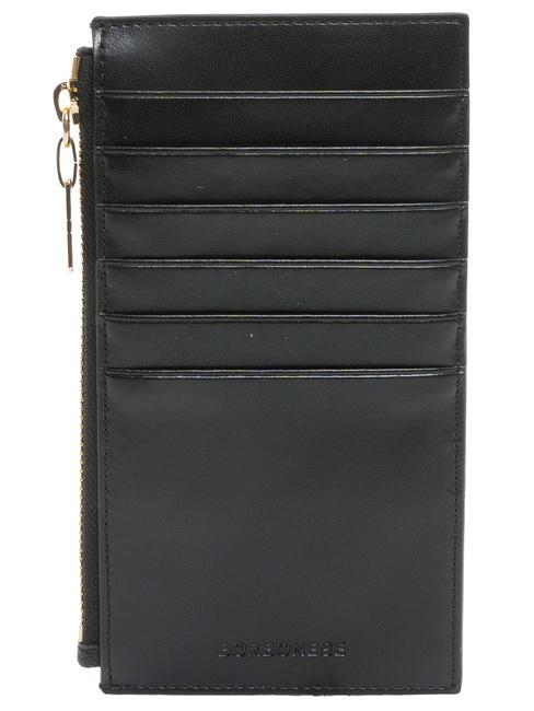 RIVETTO EMBOSSED  Coin purse / Card holder Black - Women’s Wallets