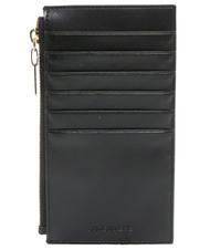 BORBONESE RIVETTO EMBOSSED  Coin purse / Card holder Black - Women’s Wallets - 2