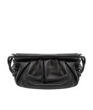 BORBONESE DUNETTE Medium leather shoulder bag dark head - Women&rsquo;s Bags - 4