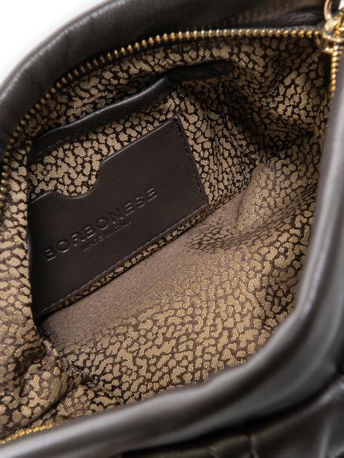 DUNETTE Medium leather shoulder bag dark head - Women&rsquo;s Bags