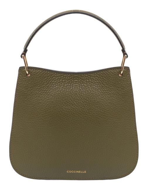 LEILANI Leather handbag with shoulder strap loden - Women’s Bags