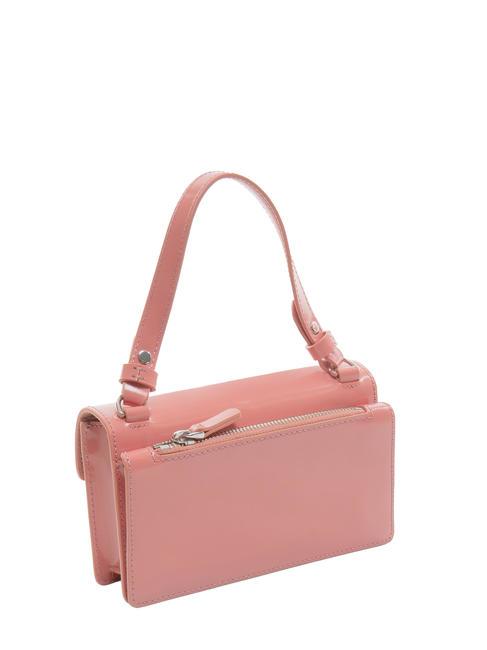 NICO SHINY Mini bag in shiny leather camellia - Women’s Bags