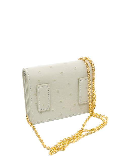 BEAT OSTRICH Micro bag in ostrich leather mulberry - Women’s Bags