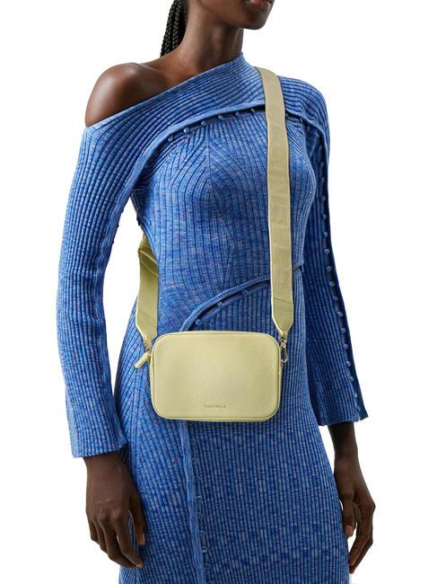 TEBE Shoulder bag in textured leather lime wash - Women&rsquo;s Bags