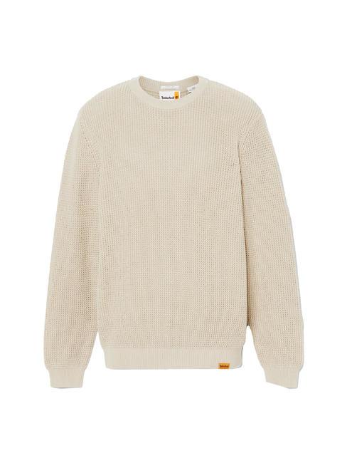 LS TUCK Crew neck sweater island fossil - Sweatshirts