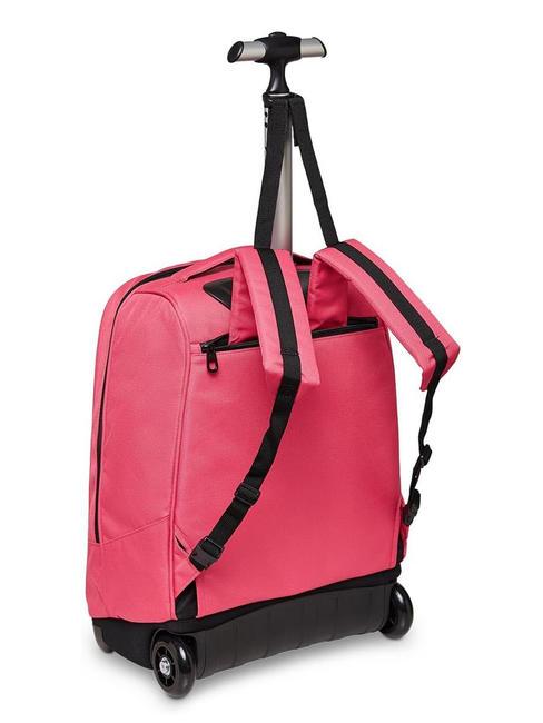 SOLID RECYCLED BENIN Trolley backpack beetroot purple - Backpack trolleys