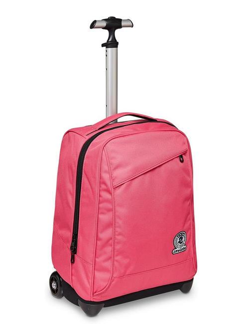 SOLID RECYCLED BENIN Trolley backpack beetroot purple - Backpack trolleys