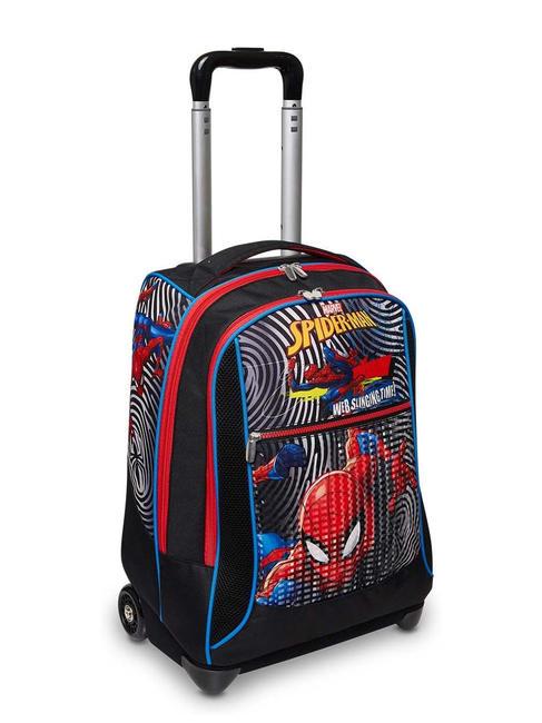 THE GREATEST HERO 2 wheel trolley backpack Black - Backpack trolleys