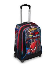 SPIDERMAN THE GREATEST HERO 2 wheel trolley backpack Black - Backpack trolleys - 5