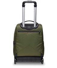 INVICTA ACTIVE NEW BUMP 2 wheel trolley backpack green military - Backpack trolleys - 3