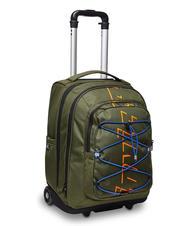INVICTA ACTIVE NEW BUMP 2 wheel trolley backpack green military - Backpack trolleys - 5