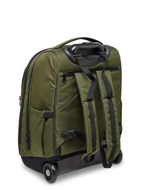 ACTIVE NEW BUMP 2 wheel trolley backpack green military - Backpack trolleys