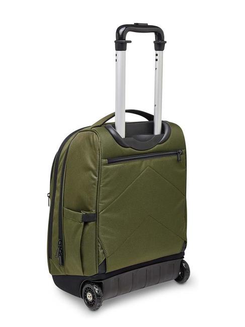 ACTIVE NEW BUMP 2 wheel trolley backpack green military - Backpack trolleys