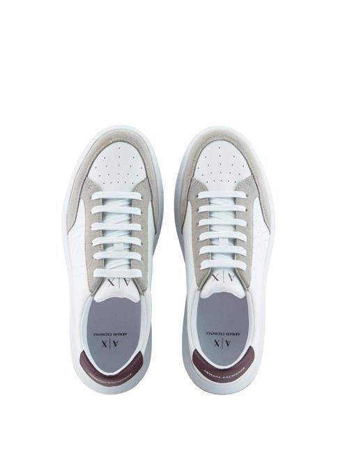 A|X Sneakers op.white+bordeaux - Men&rsquo;s shoes