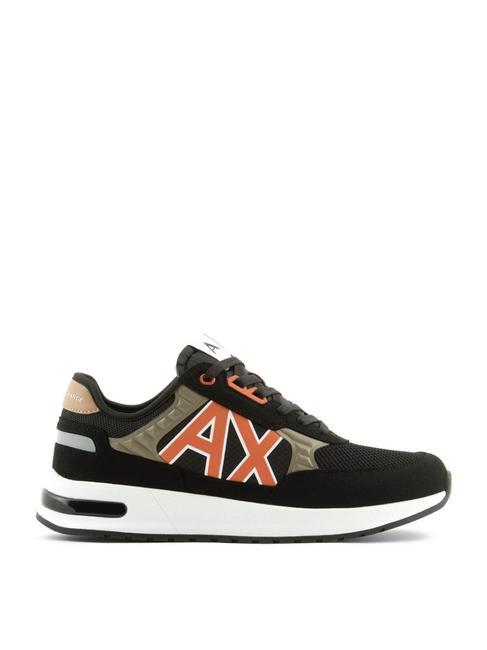 DUSSELDORF Sneakers Man black+wood+orange - Men’s shoes