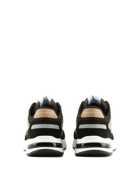 DUSSELDORF Sneakers Man black+wood+orange - Men’s shoes