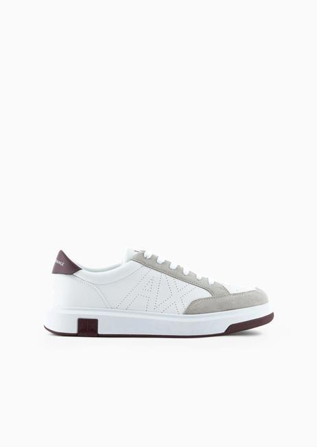 A|X Sneakers op.white+bordeaux - Men’s shoes