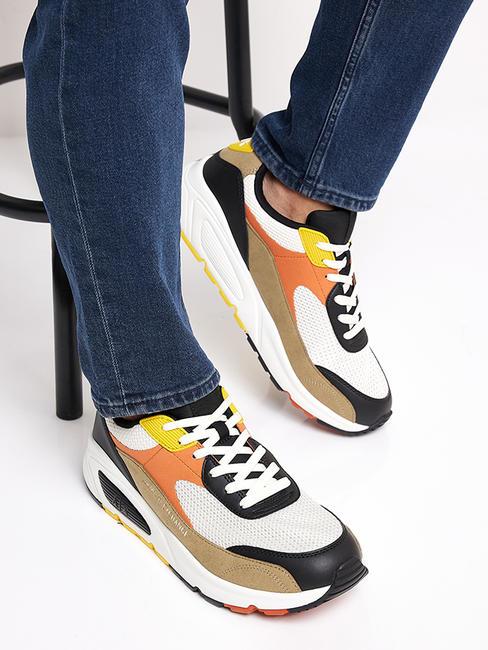 A|X Sneakers wood+black+orange - Men’s shoes