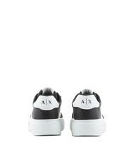 ARMANI EXCHANGE A|X Platform sneakers black+op.white - Women’s shoes - 5
