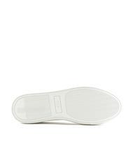 ARMANI EXCHANGE A|X Leather sneakers op.white+navy+bordea - Men’s shoes - 5