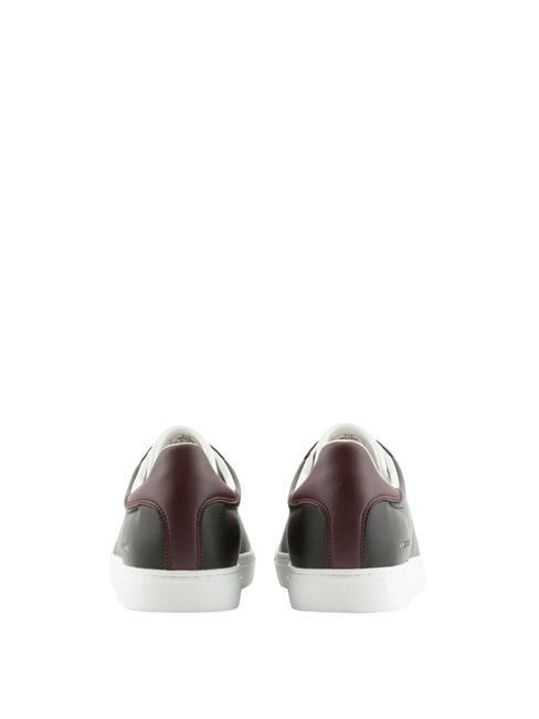 A|X Leather sneakers black+wine+op.white - Men&rsquo;s shoes