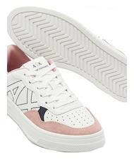 ARMANI EXCHANGE A|X Sneakers op.white+rose+black - Women’s shoes - 5