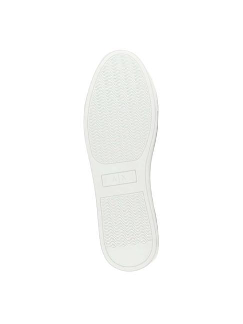 A|X Leather sneakers black+wine+op.white - Men’s shoes