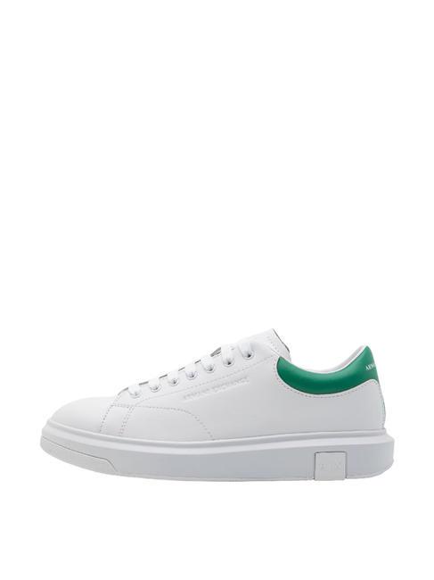 ACTION Leather sneakers op.white+green - Men&rsquo;s shoes