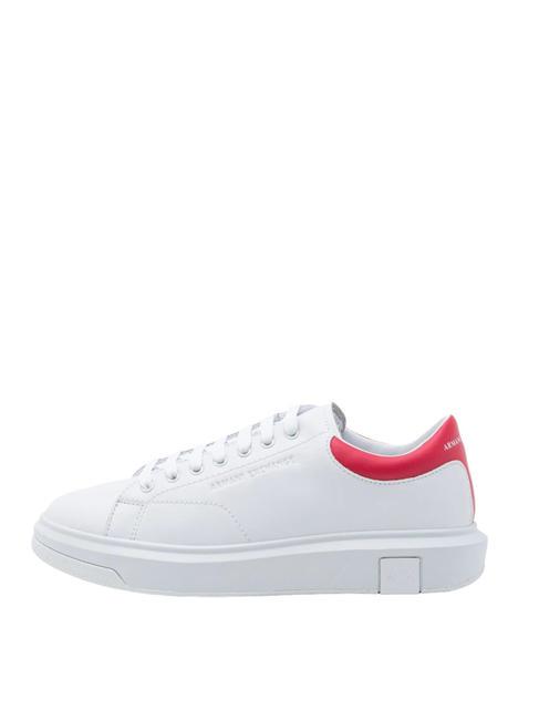 ACTION Leather sneakers op.white + red - Men&rsquo;s shoes