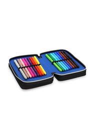 ATALANTA 1907 3 zip pencil case with school kit Black - Cases and Accessories - 4