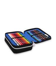 ATALANTA 1907 3 zip pencil case with school kit Black - Cases and Accessories - 5