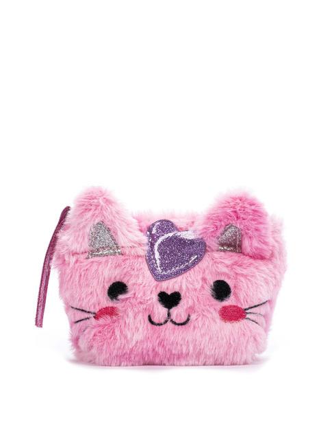 CAT Coin case fur pink - Kids bags and accessories