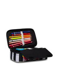 JUVENTUS GLORIOUS WIN 3 zip quick case school kit pencil case Black - Cases and Accessories - 3