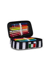 JUVENTUS GLORIOUS WIN 3 zip quick case school kit pencil case Black - Cases and Accessories - 4